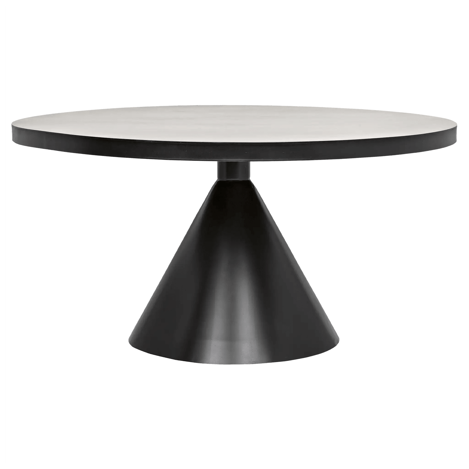 Noir Cone Dining Table, Black Steel DINING TABLES