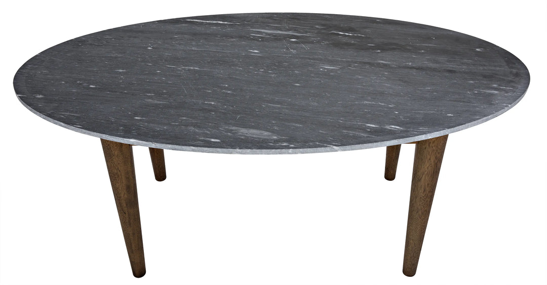 American Home Furniture | Noir - Surf Oval Dining Table