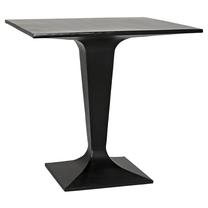 American Home Furniture | Noir - Anoil Bistro Table, Black Steel