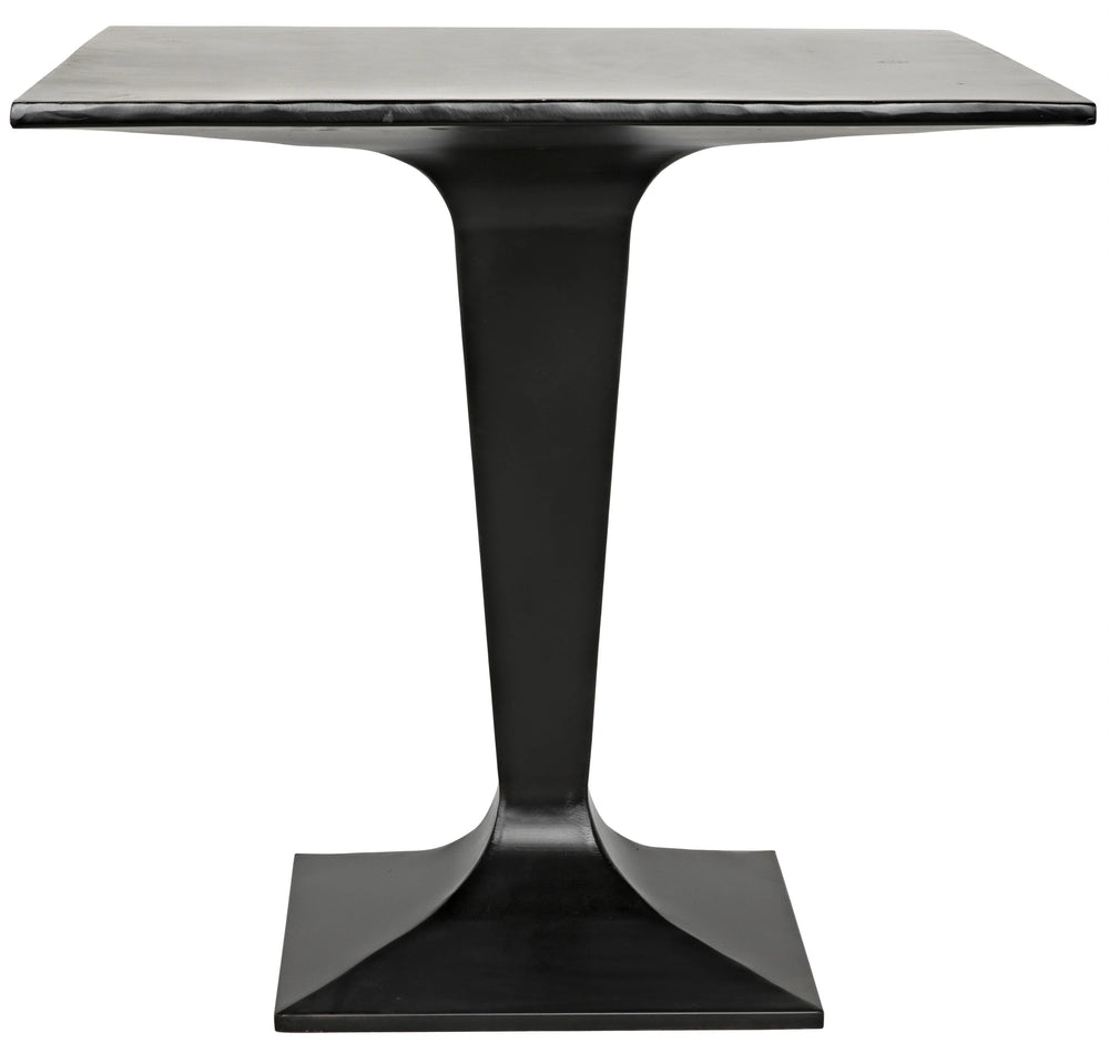 American Home Furniture | Noir - Anoil Bistro Table, Black Steel