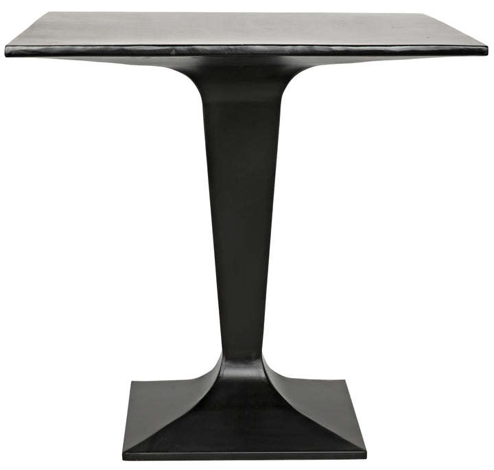 American Home Furniture | Noir - Anoil Bistro Table, Black Steel