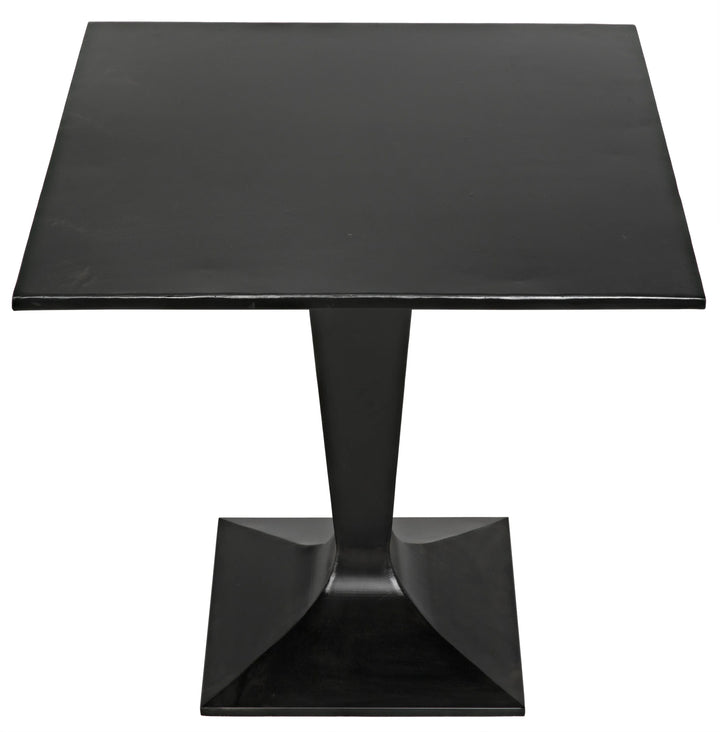 American Home Furniture | Noir - Anoil Bistro Table, Black Steel