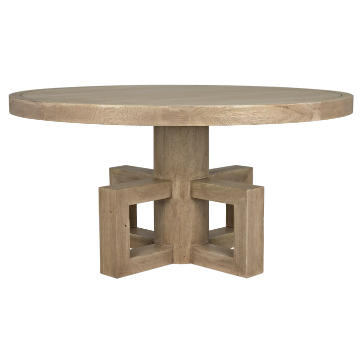 American Home Furniture | Noir - Lima Dining Table, Washed Walnut