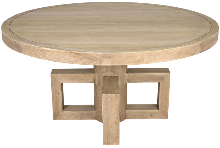 American Home Furniture | Noir - Lima Dining Table, Washed Walnut