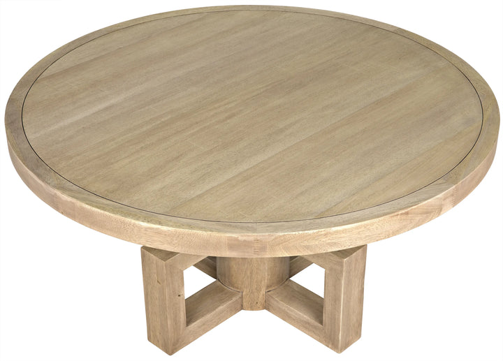 American Home Furniture | Noir - Lima Dining Table, Washed Walnut