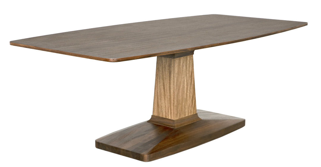 American Home Furniture | Noir - Travis Table, Dark Walnut