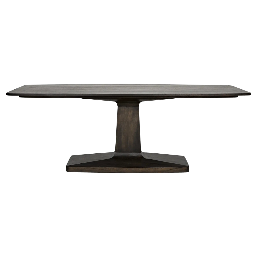 American Home Furniture | Noir - Travis Table, Ebony Walnut