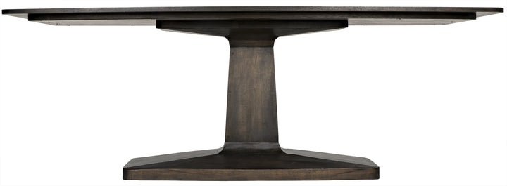 American Home Furniture | Noir - Travis Table, Ebony Walnut