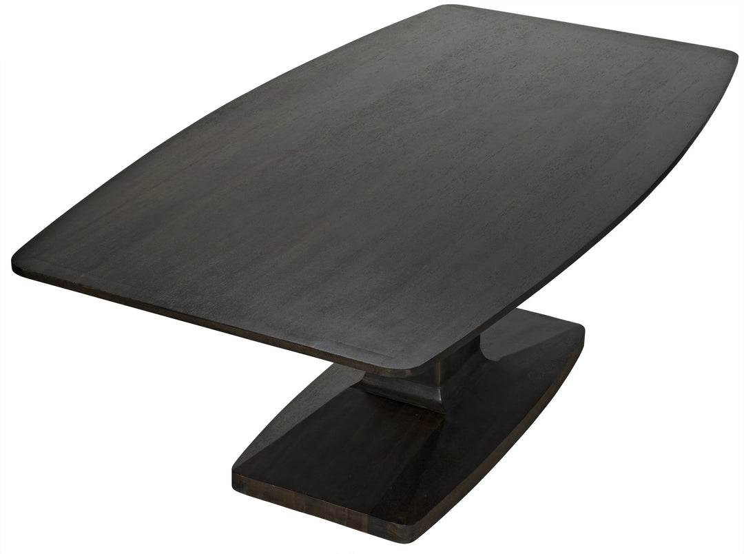 American Home Furniture | Noir - Travis Table, Ebony Walnut