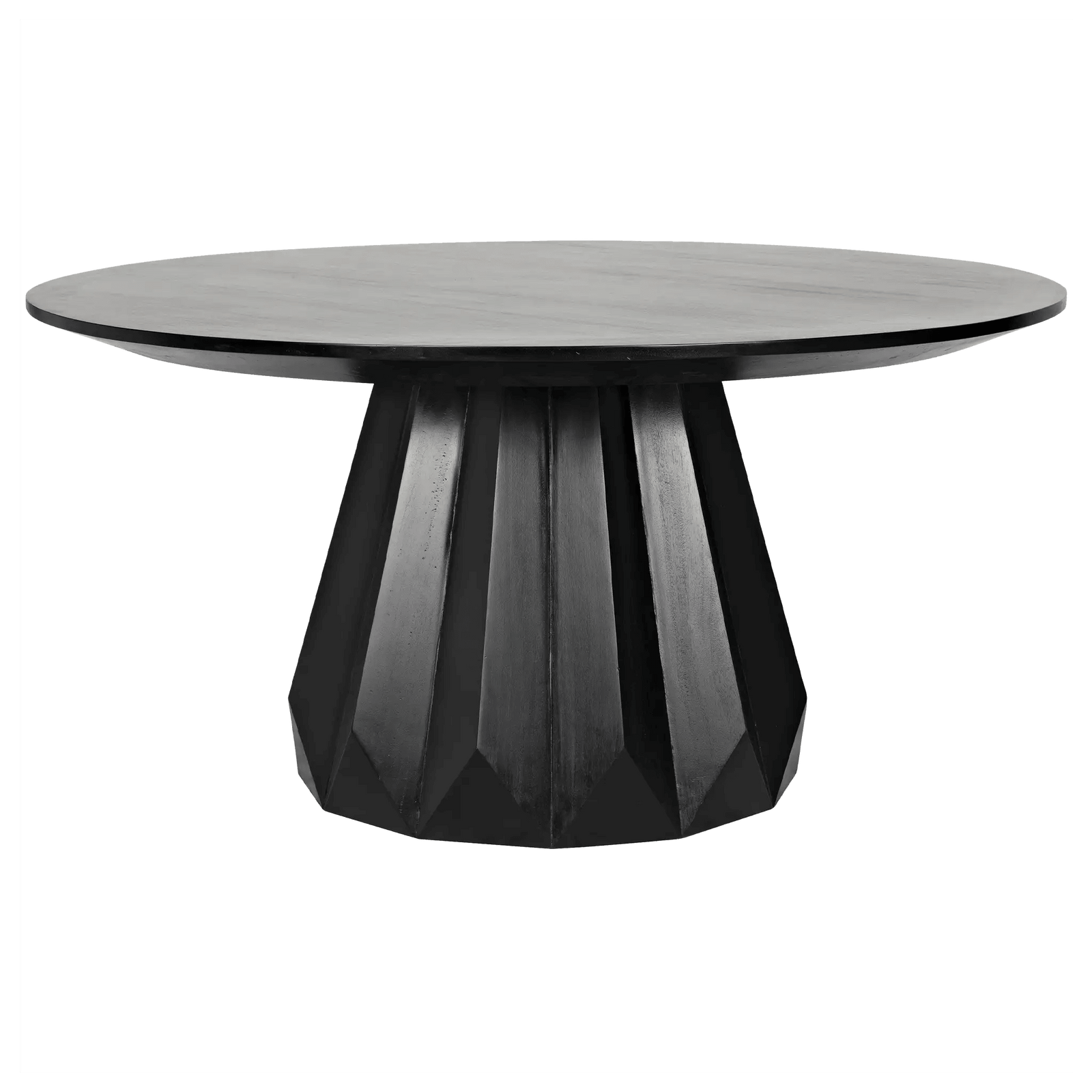 Noir Brosche Dining Table, Hand Rubbed Black DINING TABLES