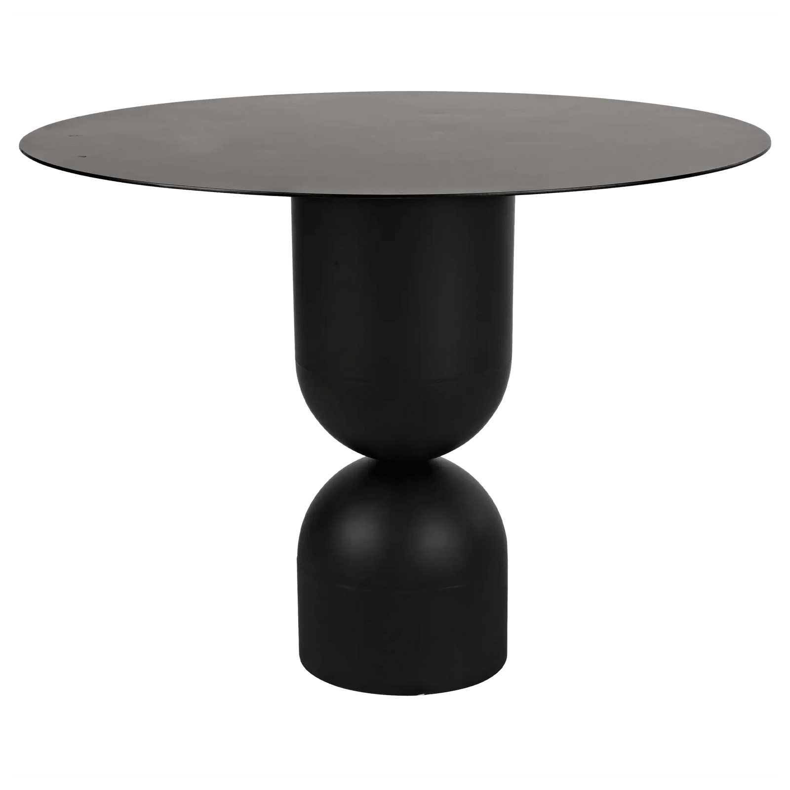 Noir Wanda Dining Table, Black Steel DINING TABLES