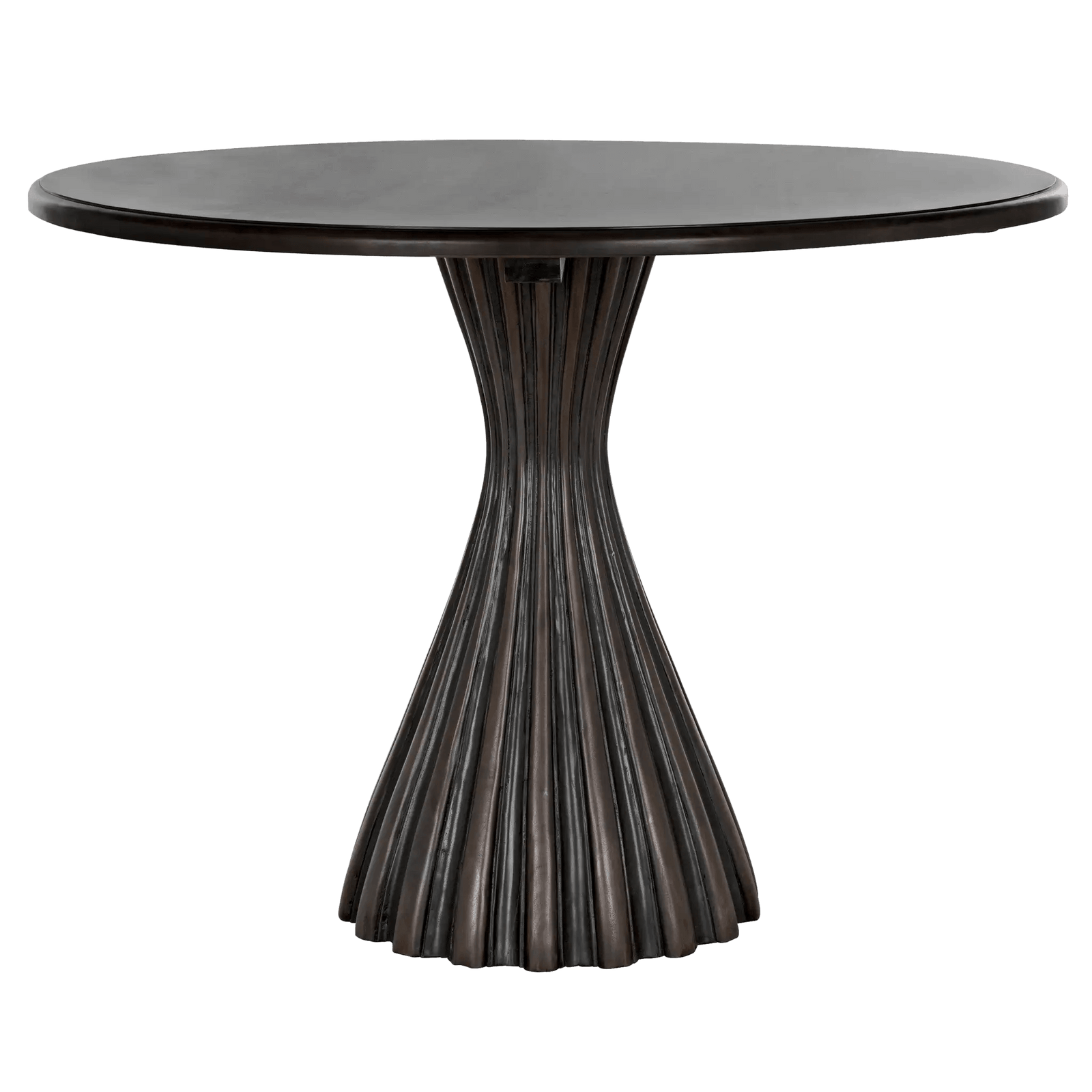 Noir Osiris Dining Table, Pale Rubbed with Light Brown Trim DINING TABLES