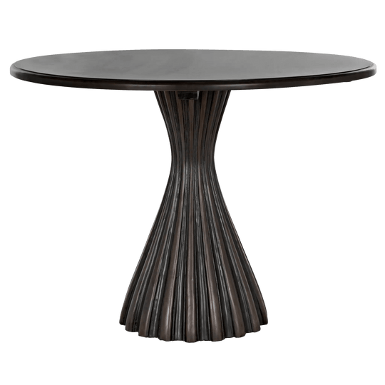 Noir Osiris Dining Table, Pale Rubbed with Light Brown Trim DINING TABLES