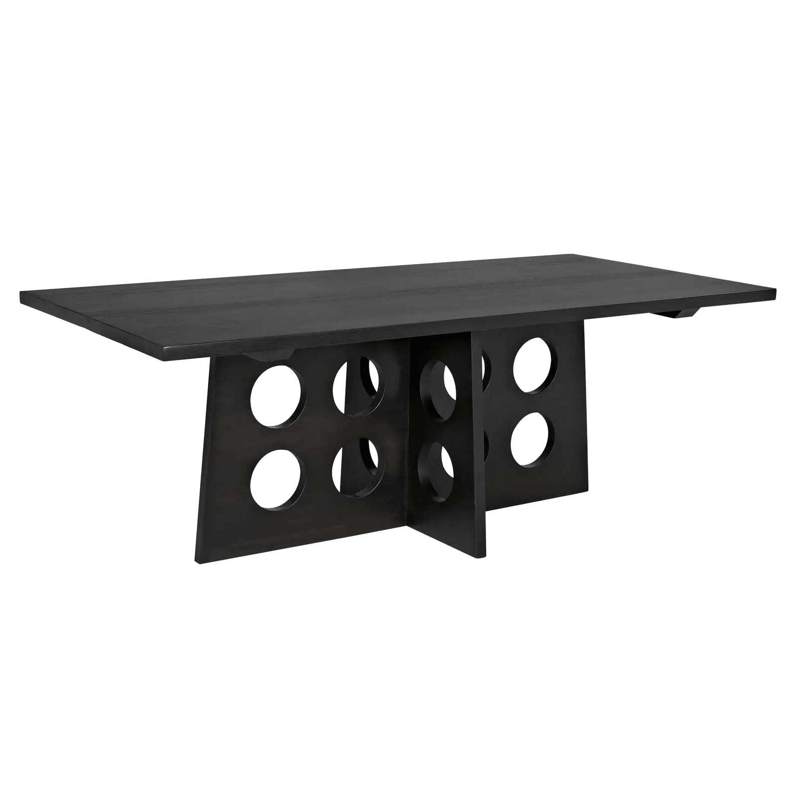 Noir Carlo Dining Table, Ebony Walnut DINING TABLES