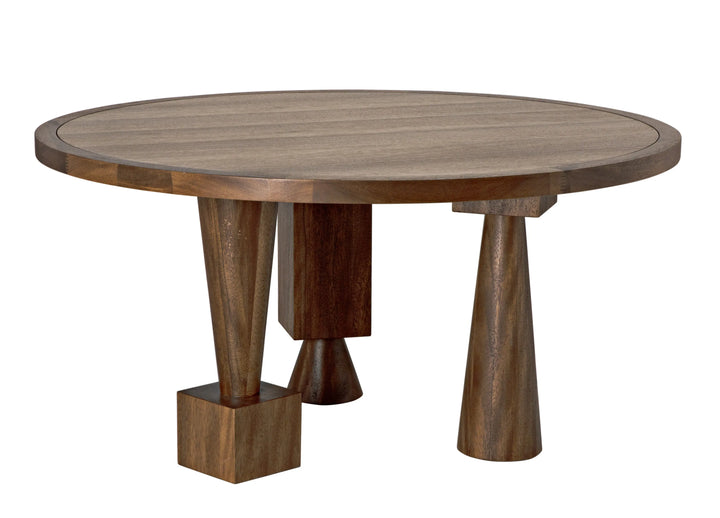 American Home Furniture | Noir - Hybrid Table, Dark Walnut