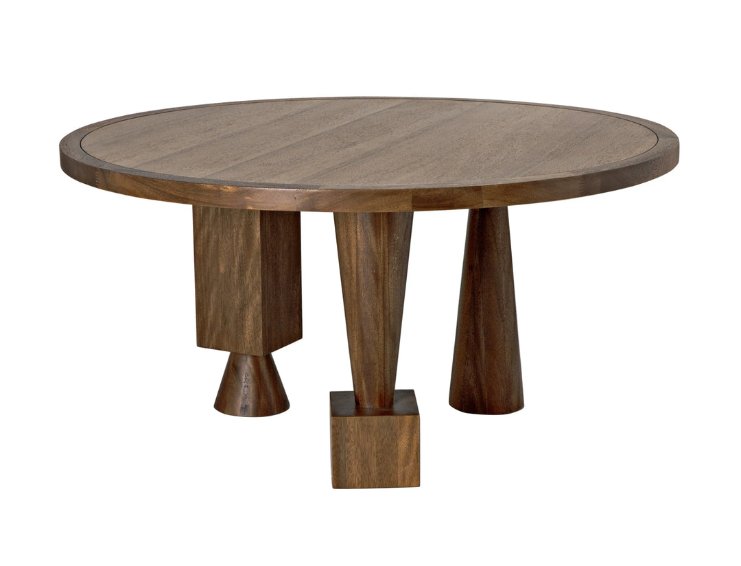 American Home Furniture | Noir - Hybrid Table, Dark Walnut