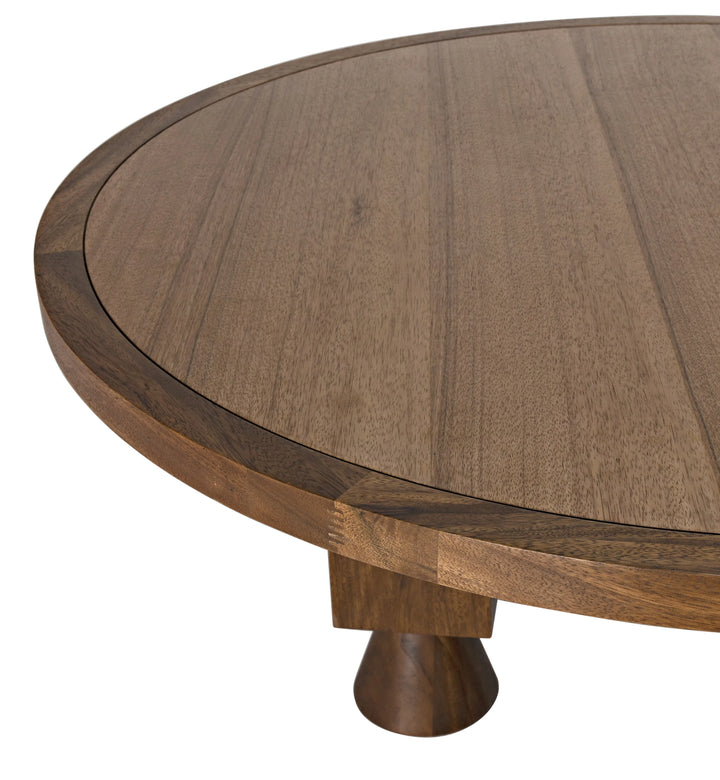 American Home Furniture | Noir - Hybrid Table, Dark Walnut