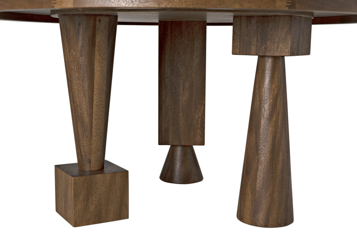 American Home Furniture | Noir - Hybrid Table, Dark Walnut