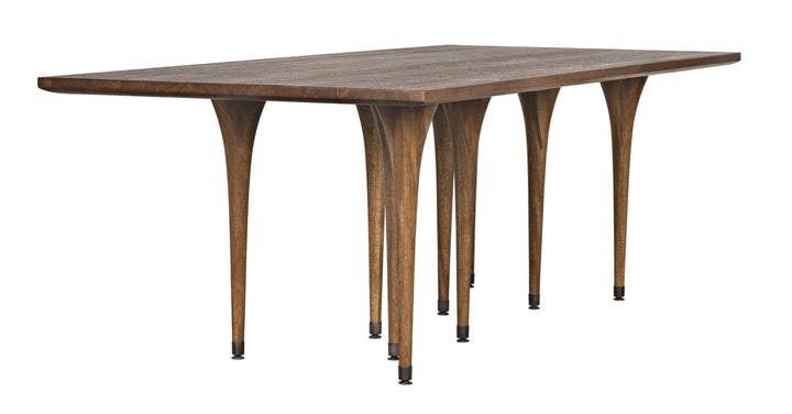 American Home Furniture | Noir - Shifter Table, Dark Walnut