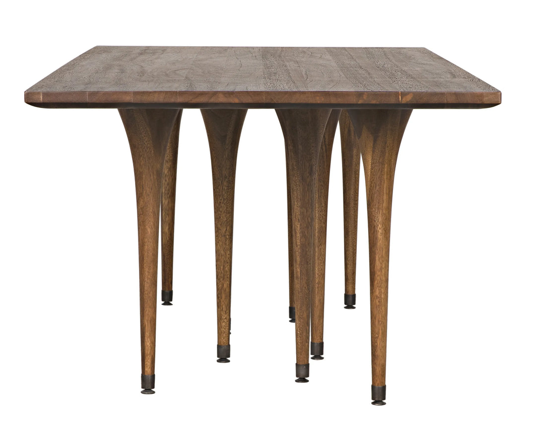 American Home Furniture | Noir - Shifter Table, Dark Walnut