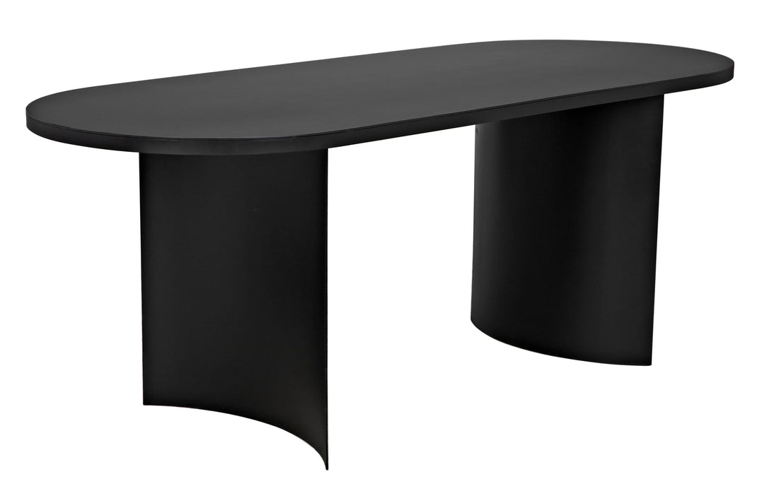 American Home Furniture | Noir - Concave Table