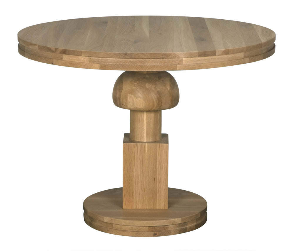 American Home Furniture | Noir - Baron Table, White Oak