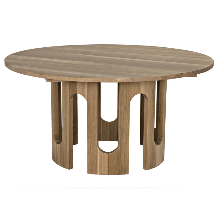 American Home Furniture | Noir - Kirill Table, White Oak