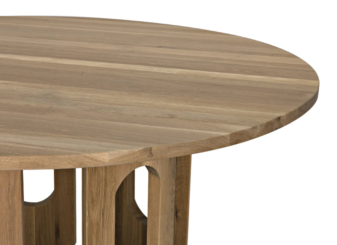 American Home Furniture | Noir - Kirill Table, White Oak