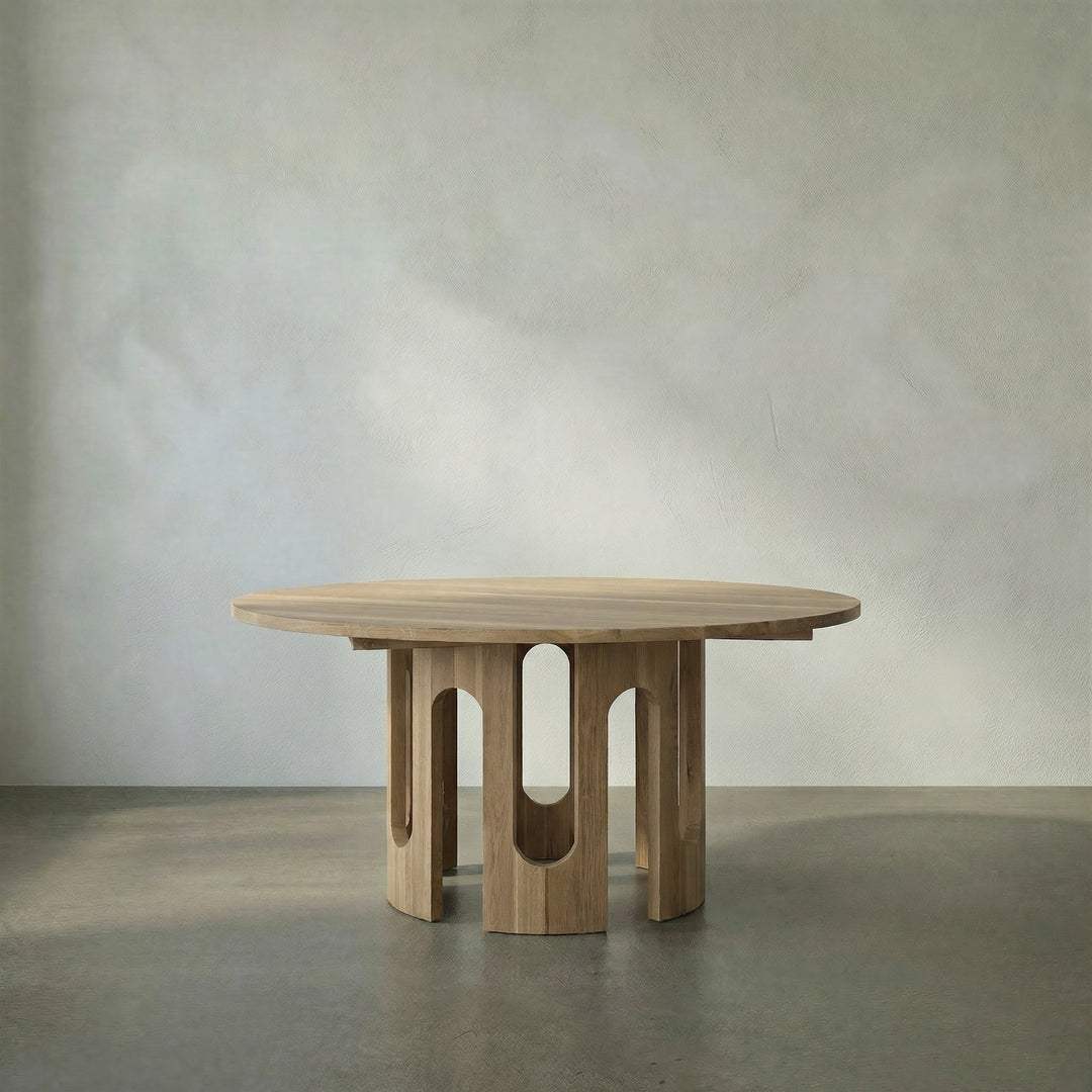 Noir - Kirill Table, White Oak - GTAB595WO