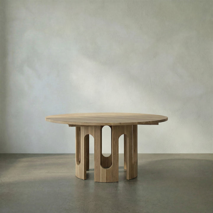 Noir - Kirill Table, White Oak - GTAB595WO