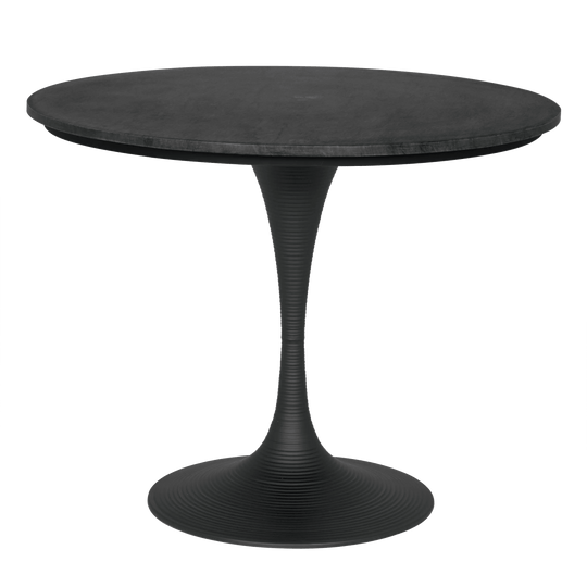 Noir Joni Table 36", Black DINING TABLES