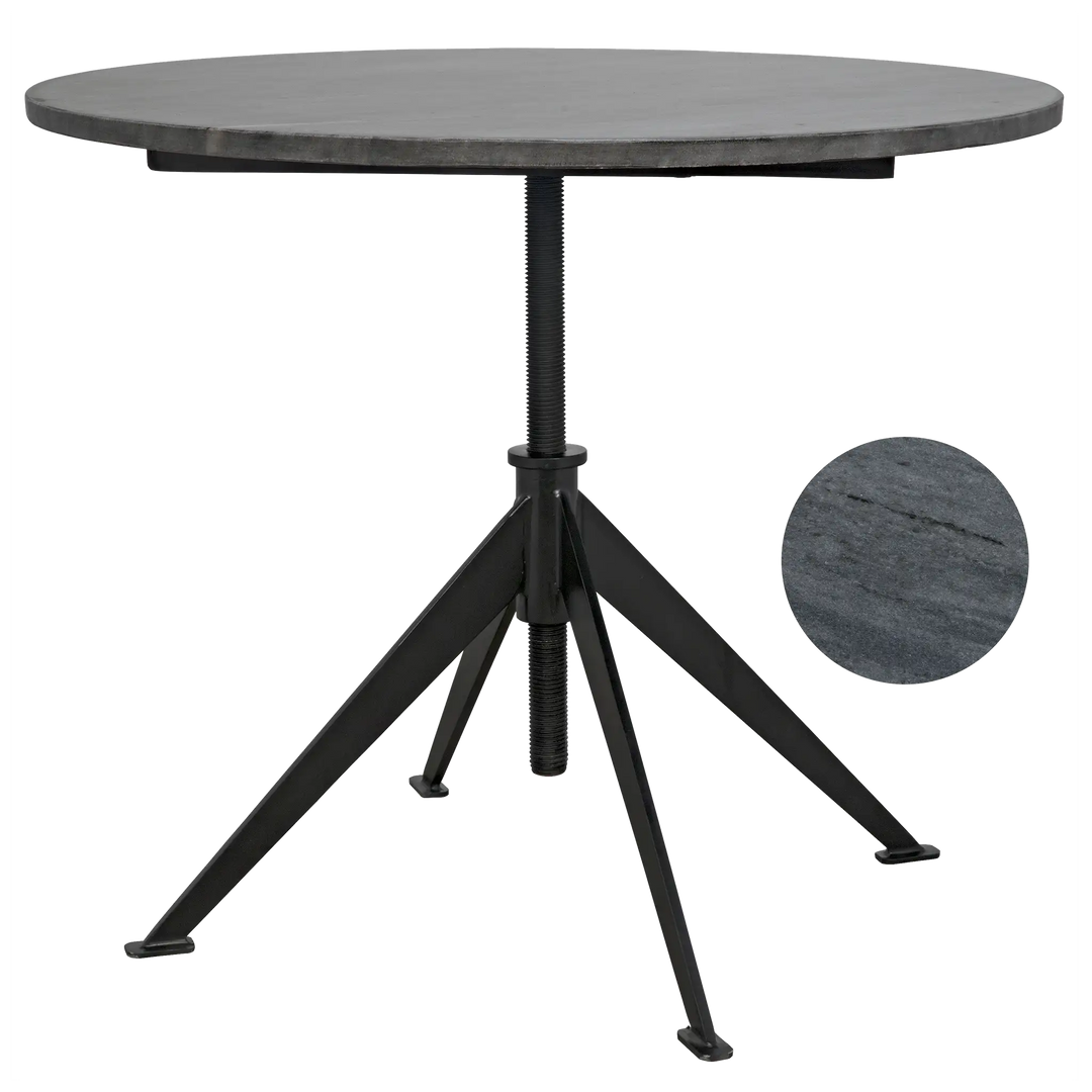 American Home Furniture | Noir - Matilo Adjustable Table