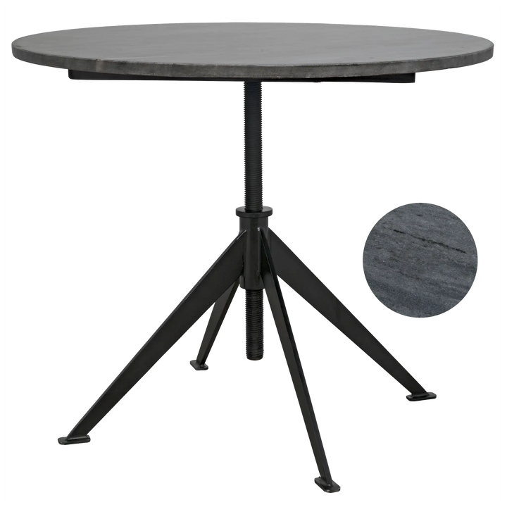 American Home Furniture | Noir - Matilo Adjustable Table