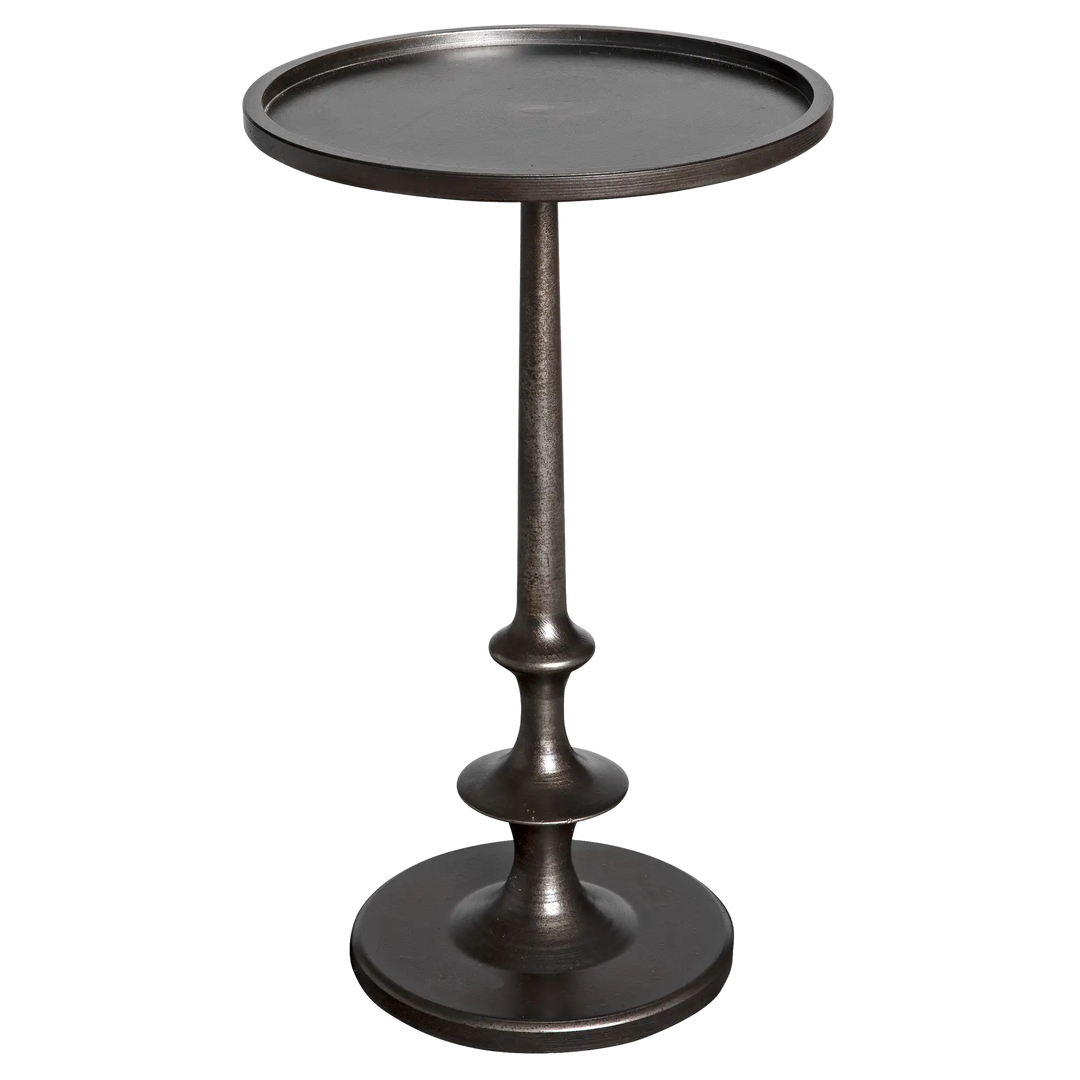 American Home Furniture | Noir - Terni Side Table, Cast Iron