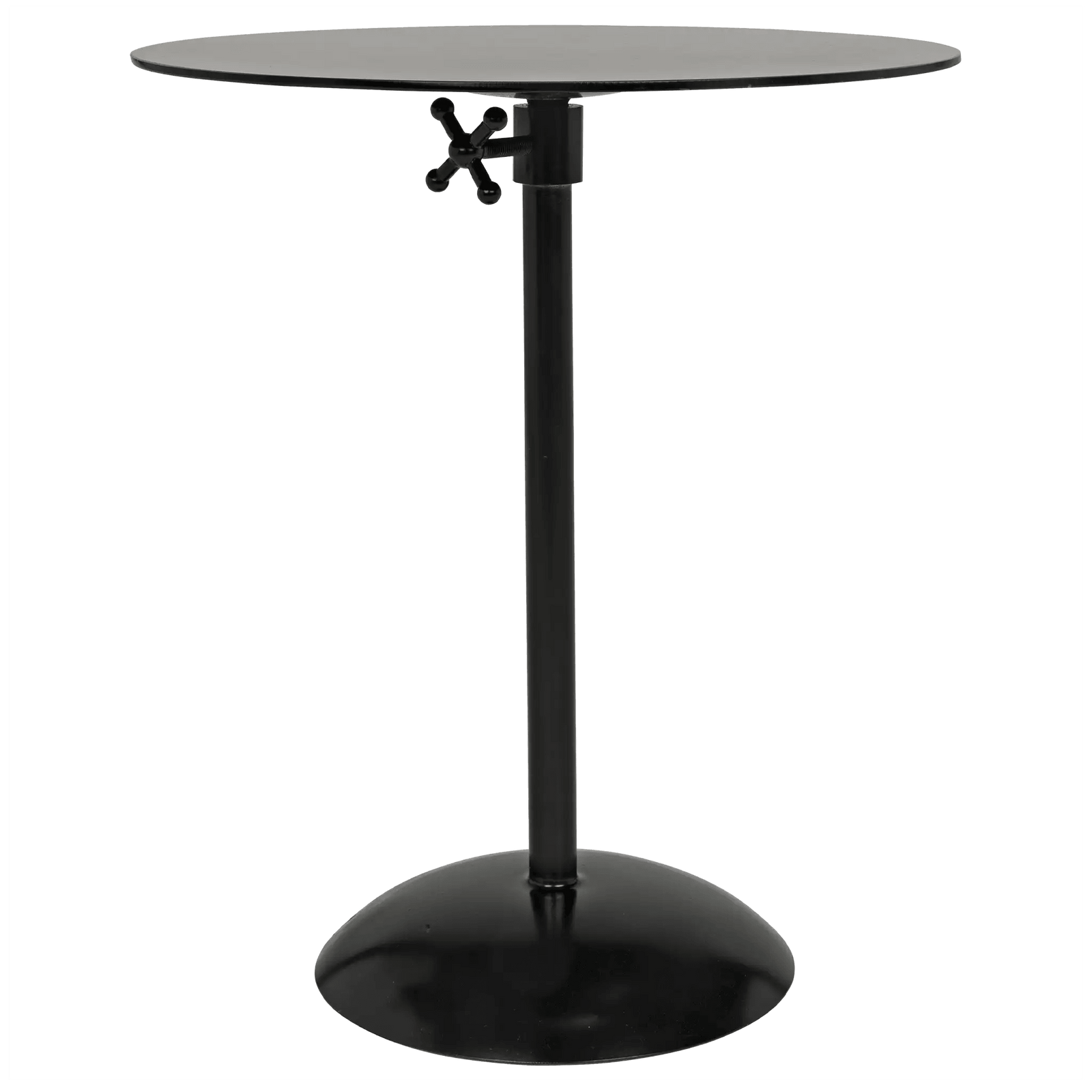 Noir Felix Side Table, Black Steel ACCENT TABLES