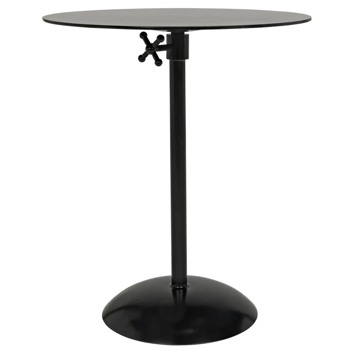 American Home Furniture | Noir - Felix Side Table, Black Steel