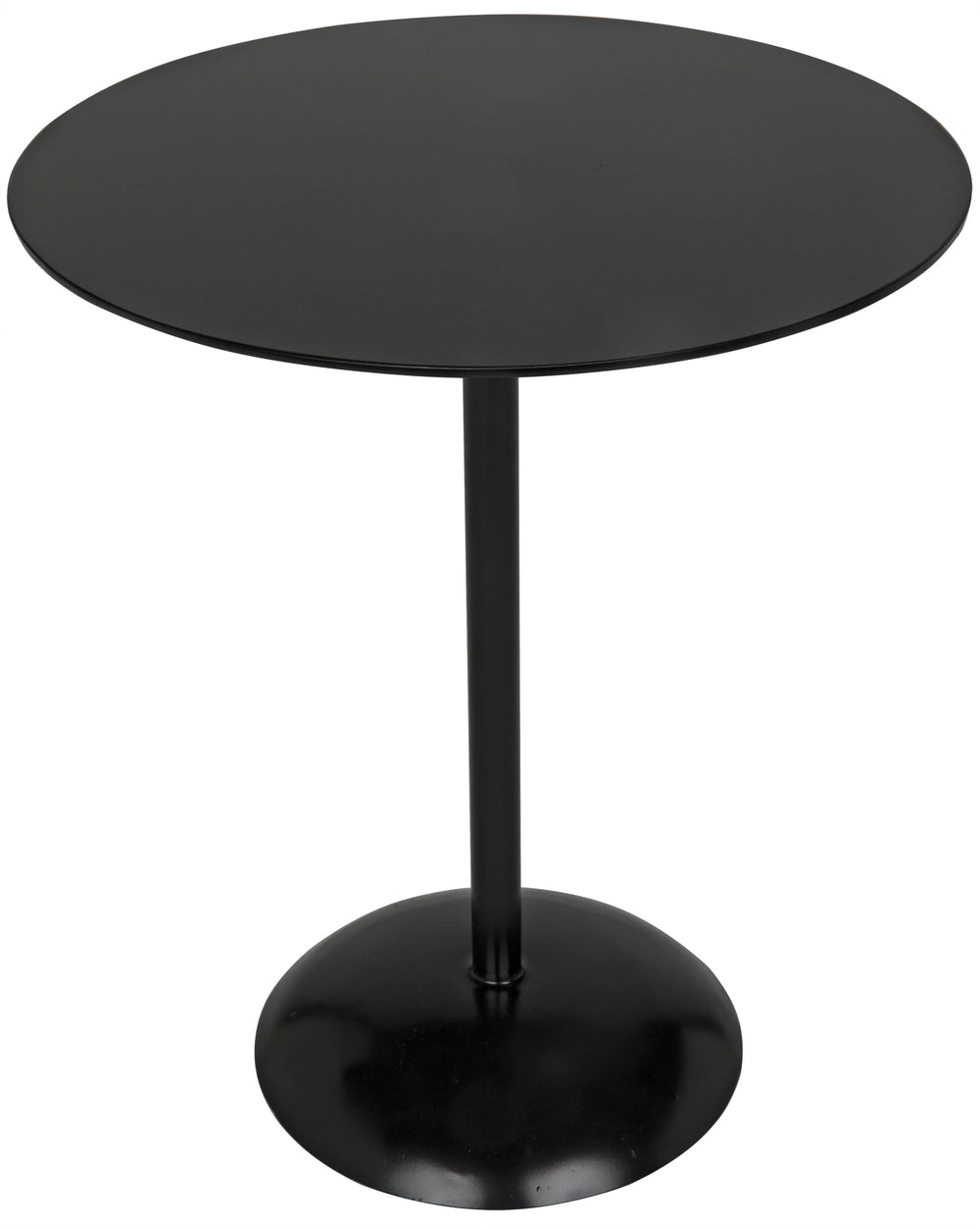 American Home Furniture | Noir - Felix Side Table, Black Steel