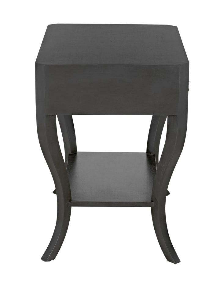 American Home Furniture | Noir - Weldon Side Table, Pale