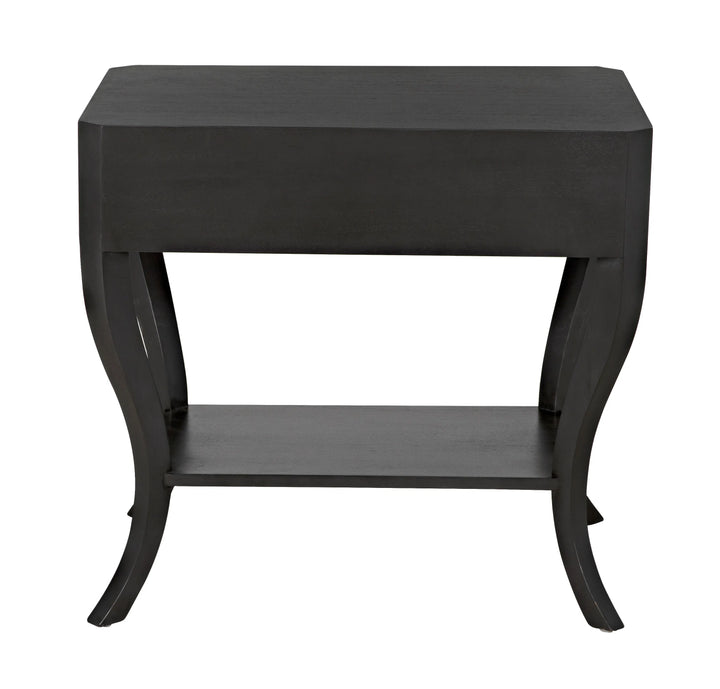 American Home Furniture | Noir - Weldon Side Table, Pale