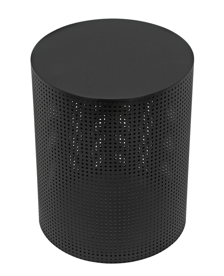 American Home Furniture | Noir - Dixon Side Table, Small, Black Steel