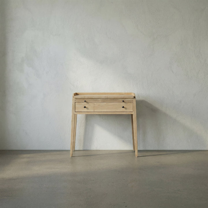 Noir - Hiller Side Table, Elm - GTAB674
