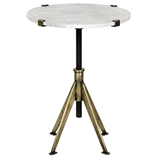 Noir Edith Adjustable Side Table, Small ACCENT TABLES