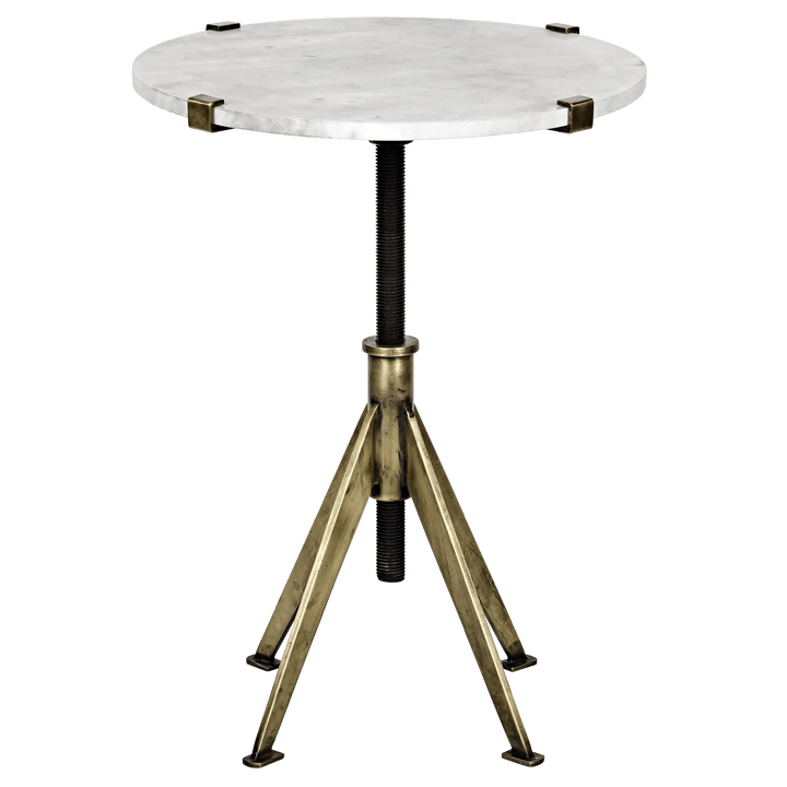 Noir Edith Adjustable Side Table, Small ACCENT TABLES