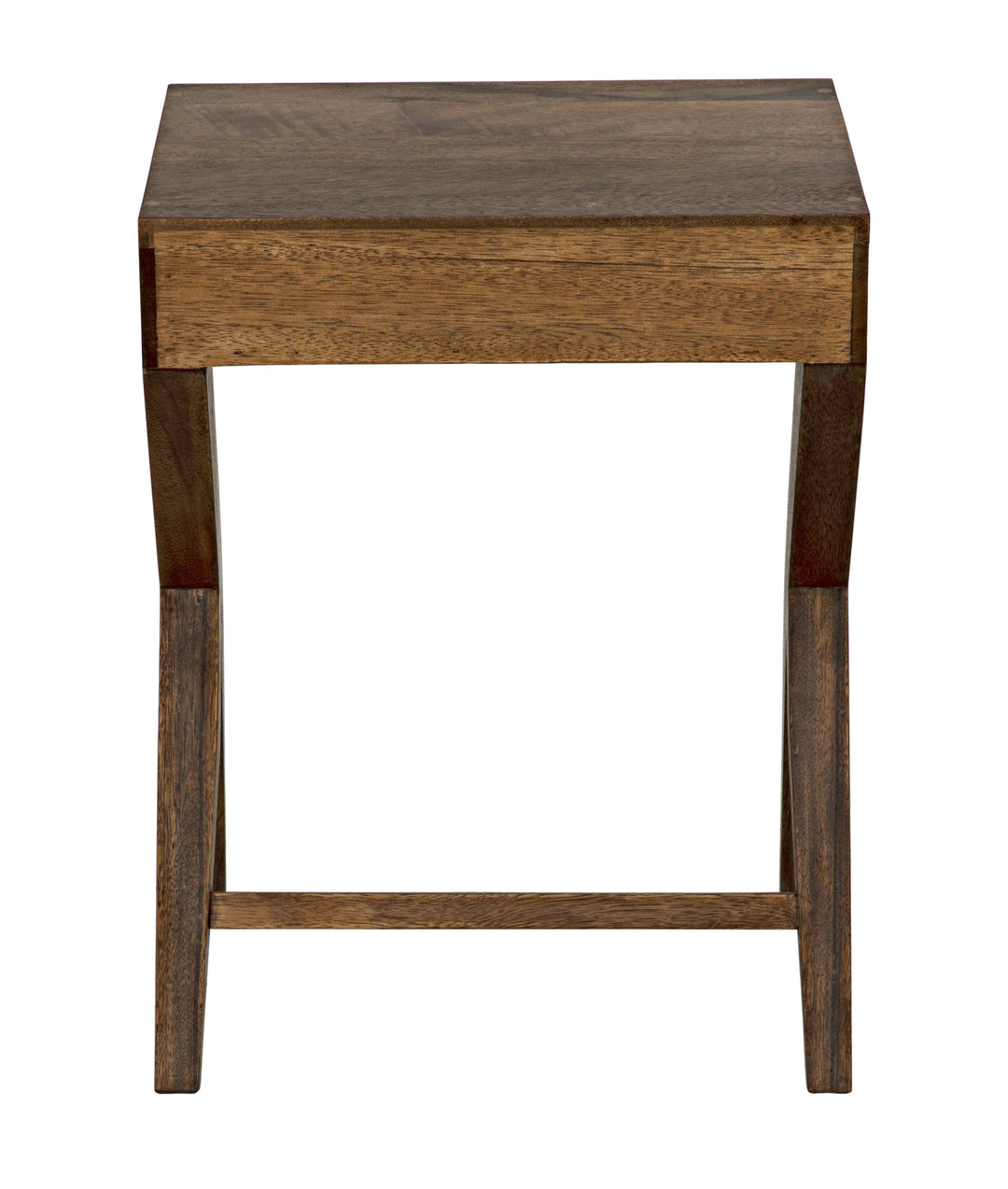 American Home Furniture | Noir - Peter Side Table, Dark Walnut