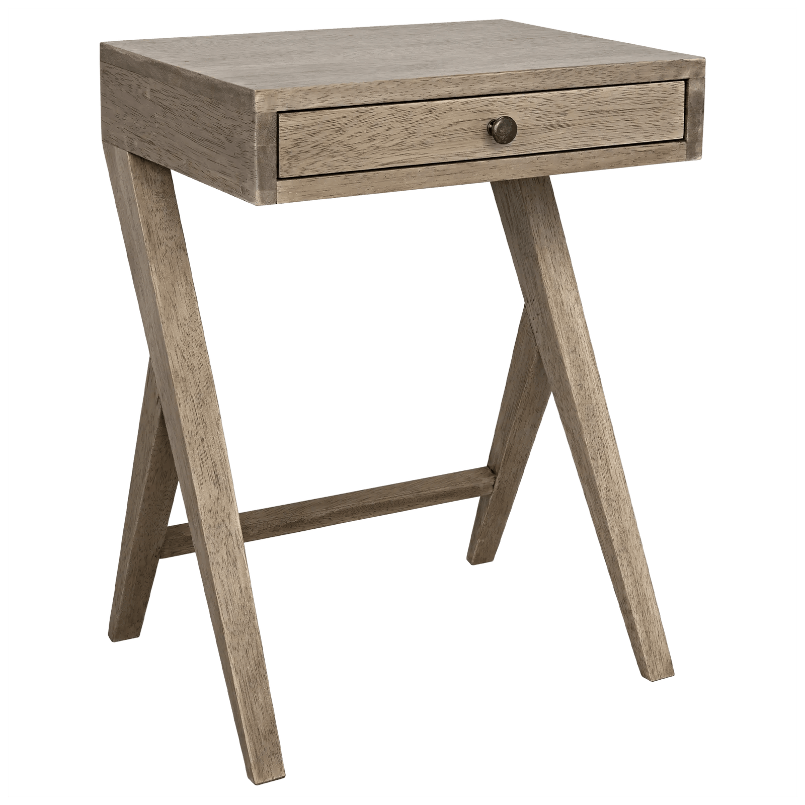 Noir Peter Side Table, Washed Walnut ACCENT TABLES