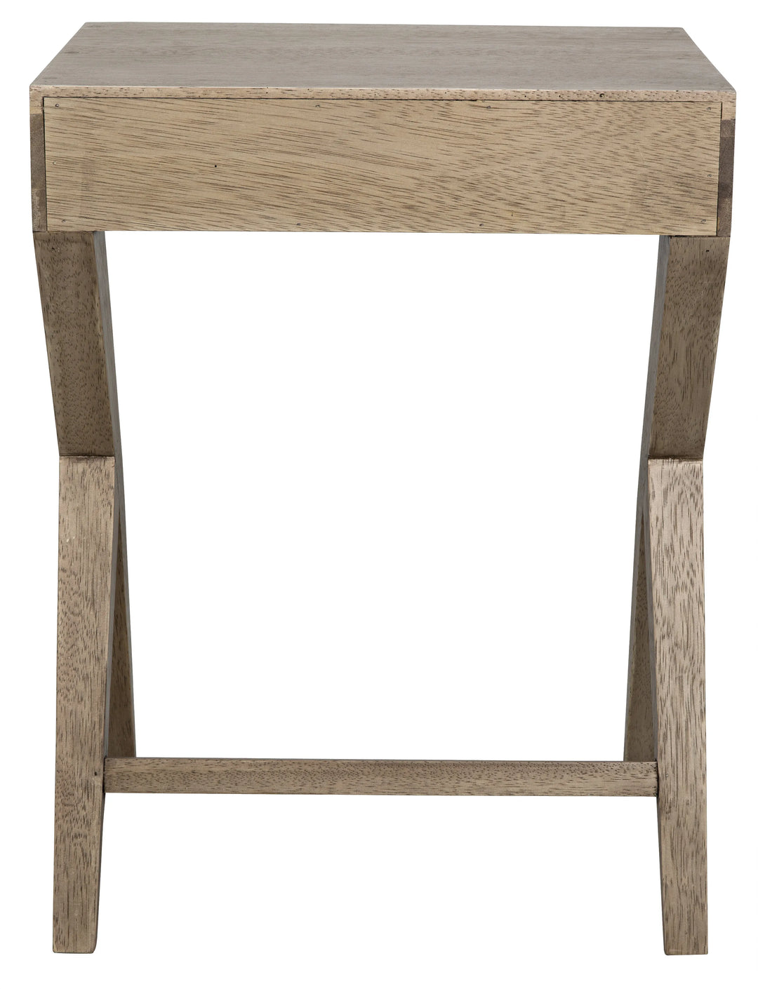 American Home Furniture | Noir - Peter Side Table, Washed Walnut