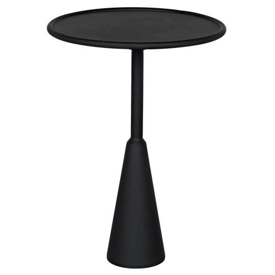 Noir Hiro Side Table, Black Steel ACCENT TABLES