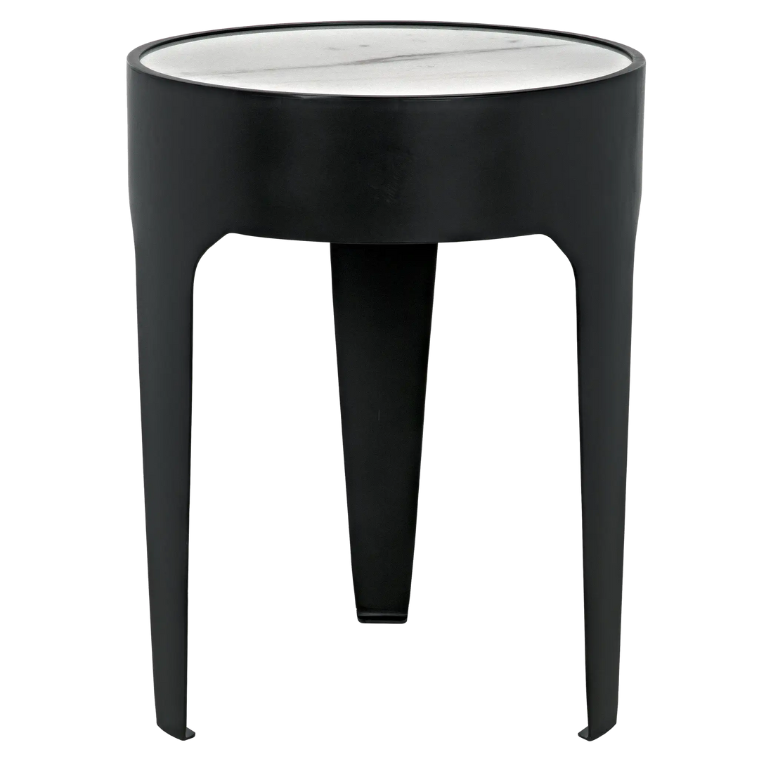 American Home Furniture | Noir - Cylinder Side Table, Small