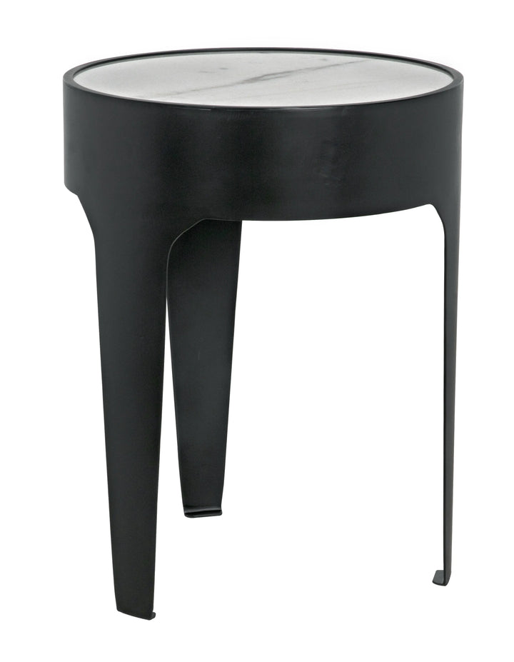 American Home Furniture | Noir - Cylinder Side Table, Small