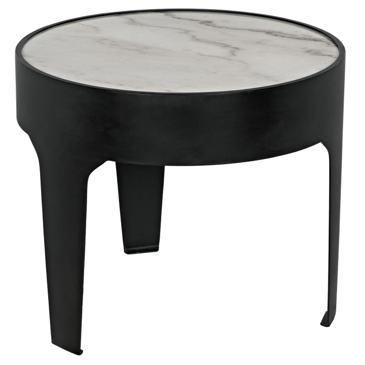 American Home Furniture | Noir - Cylinder Side Table, Large